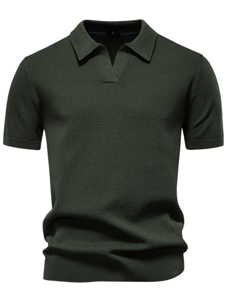 Arvini V-Knitted Polo