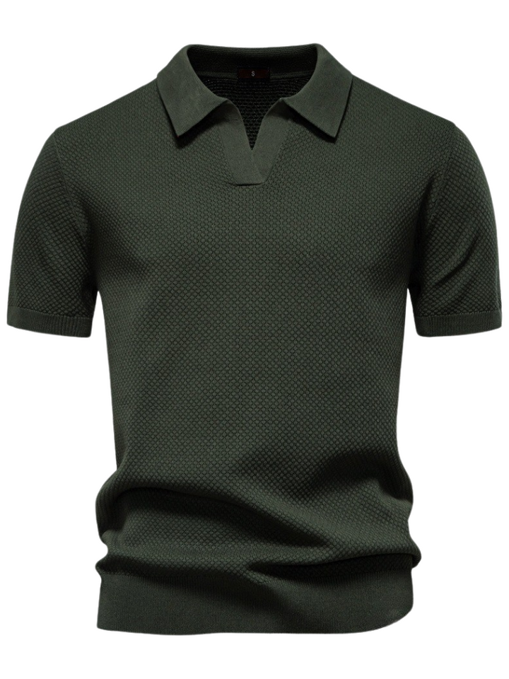 Arvini V-Knitted Polo