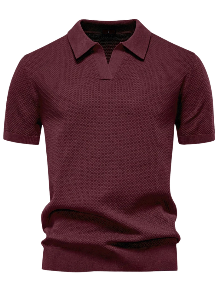 Arvini V-Knitted Polo