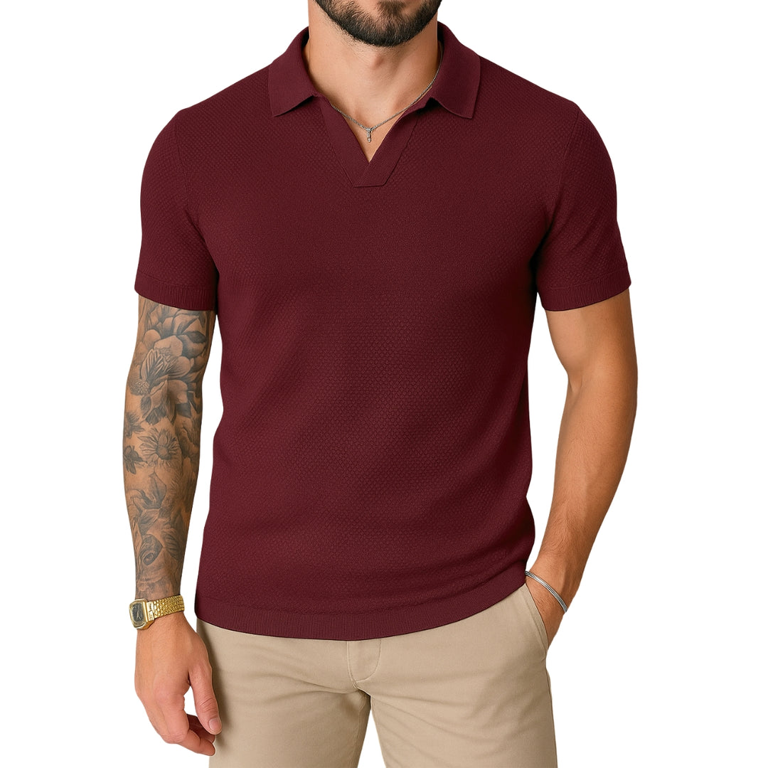 Arvini V-Knitted Polo