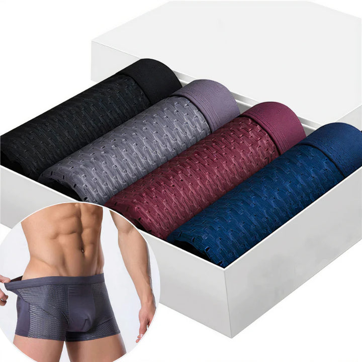 (5-Pack) Bɑmboo Fiber Boxer Briefs