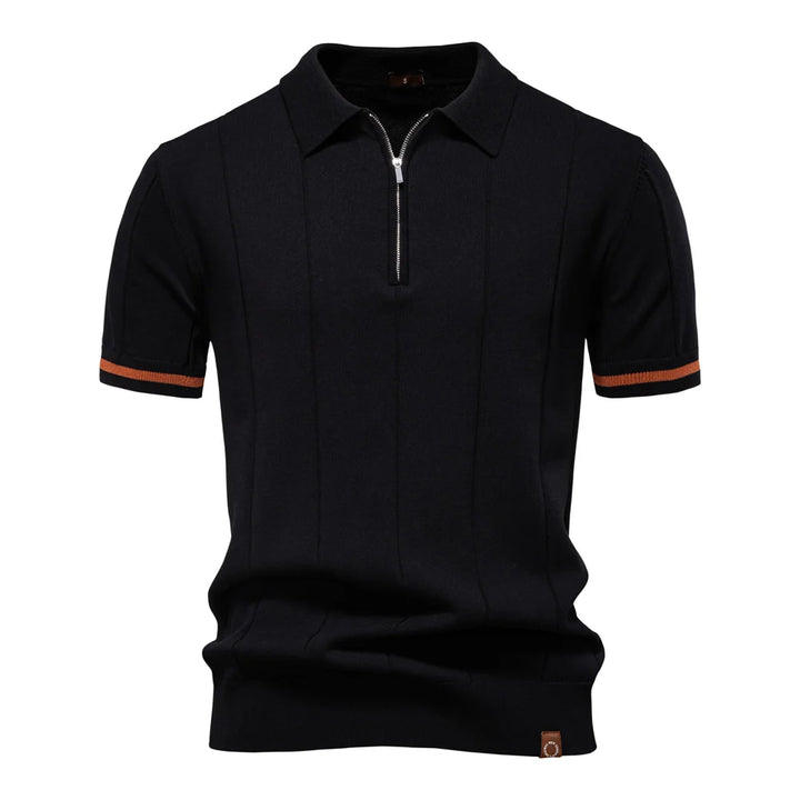 Arvini Zip-Up Polo