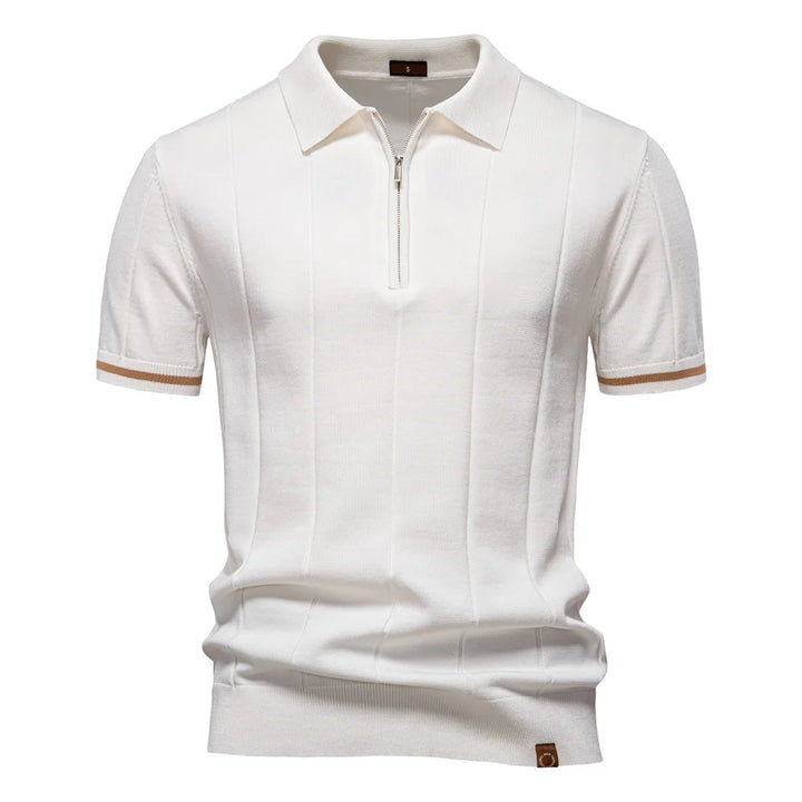 Arvini Zip-Up Polo